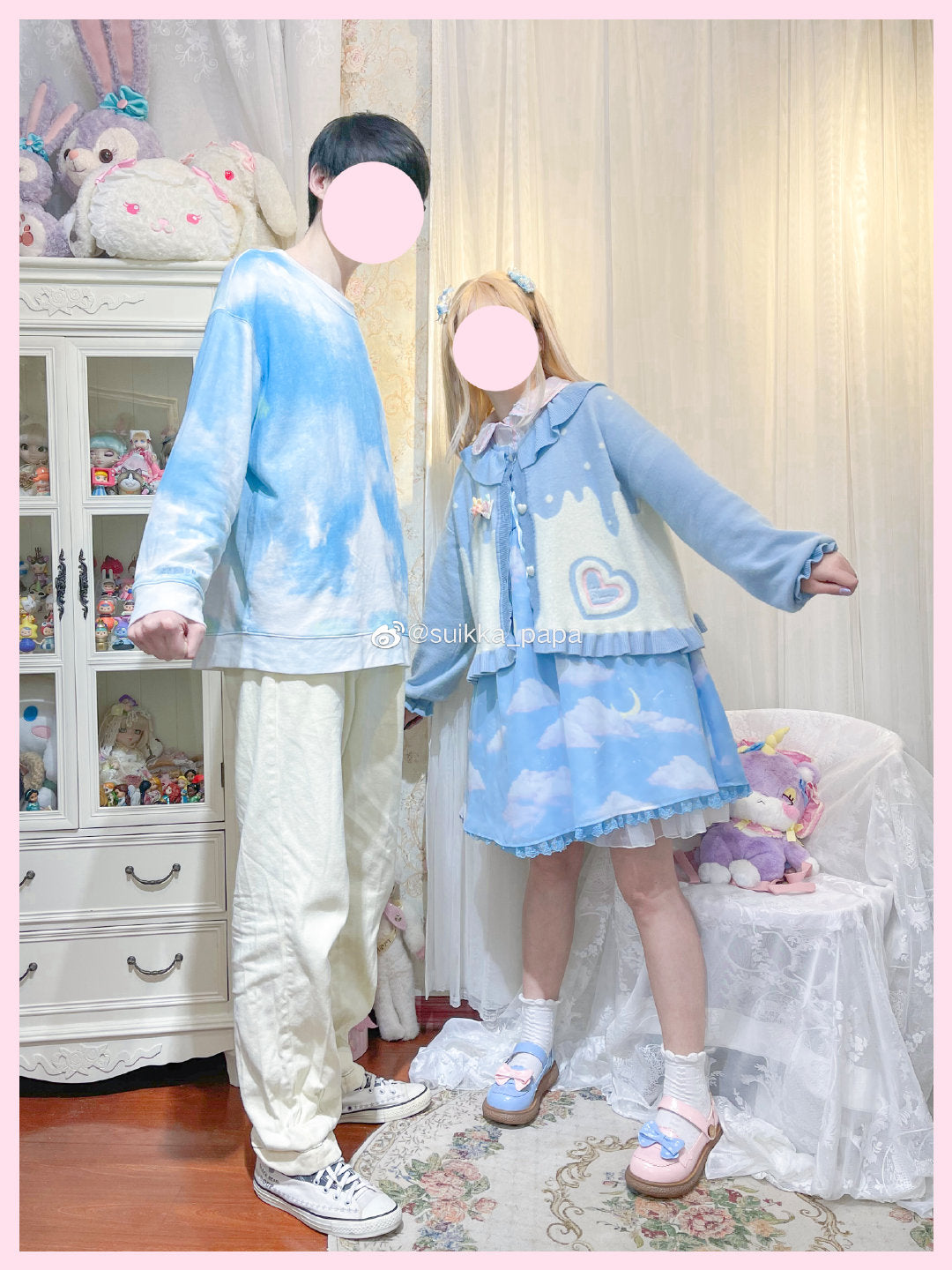 MIST~Beating Heart~Sweet Lolita Thick Sweater Coat Puff Sleeve 9908:115068