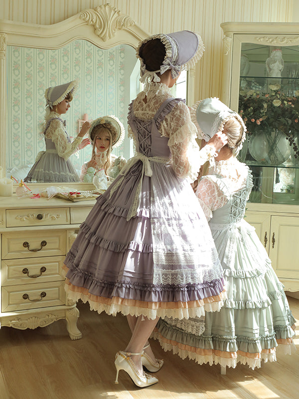 Alice Girl~Camellia Blooms~Elegant Lolita JSK Dress   