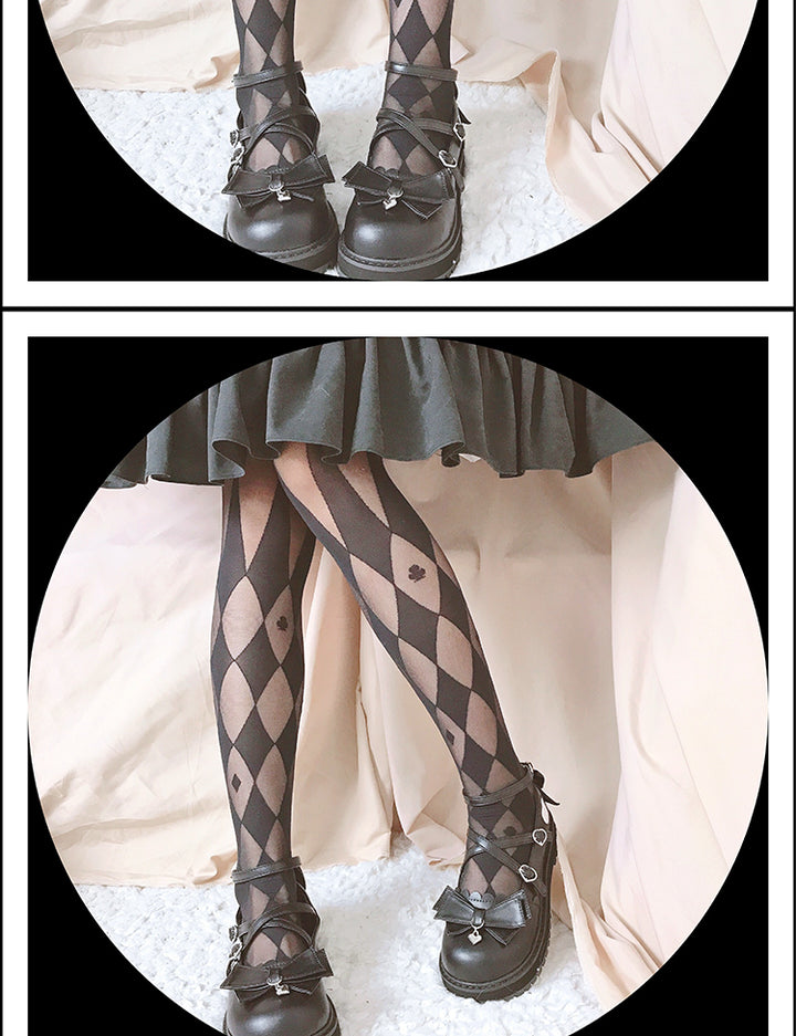 Roji roji~diamond Argyle Lolita Tights