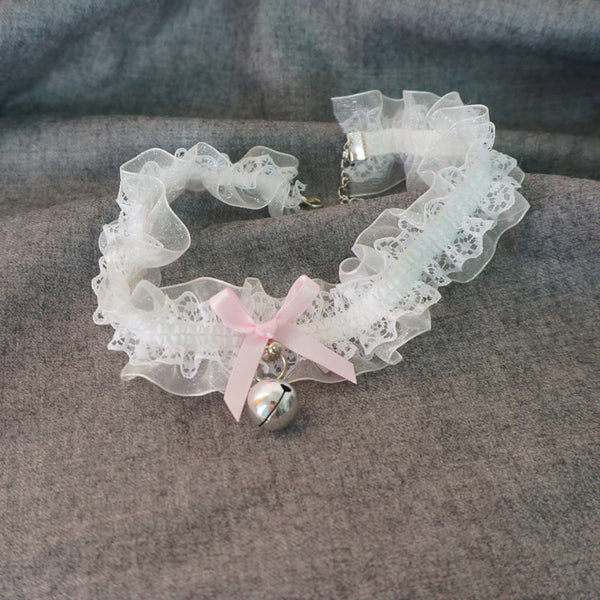 Kawaii Lolita Lace and Bell Choker