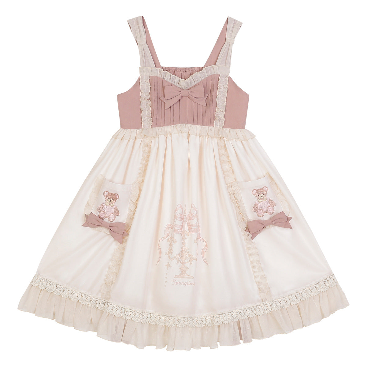 Your Princess~Night Bear Kawaii Lolita Jumper Dress S JSK dress 