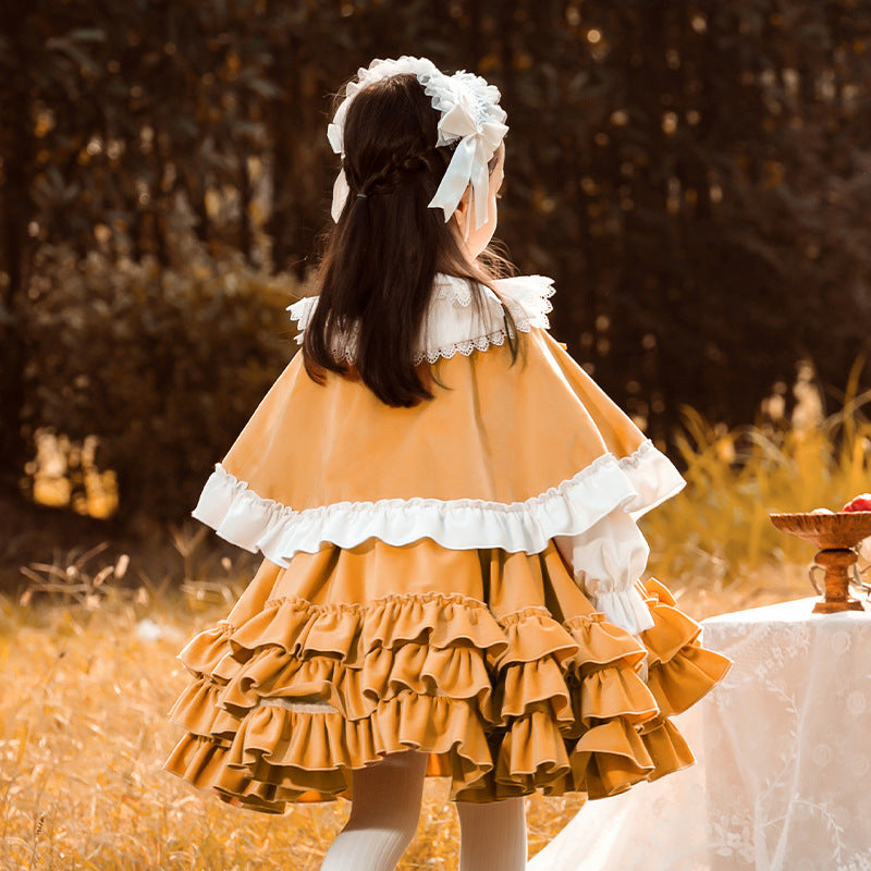 Kid Lolita Princess Cloak Dress   