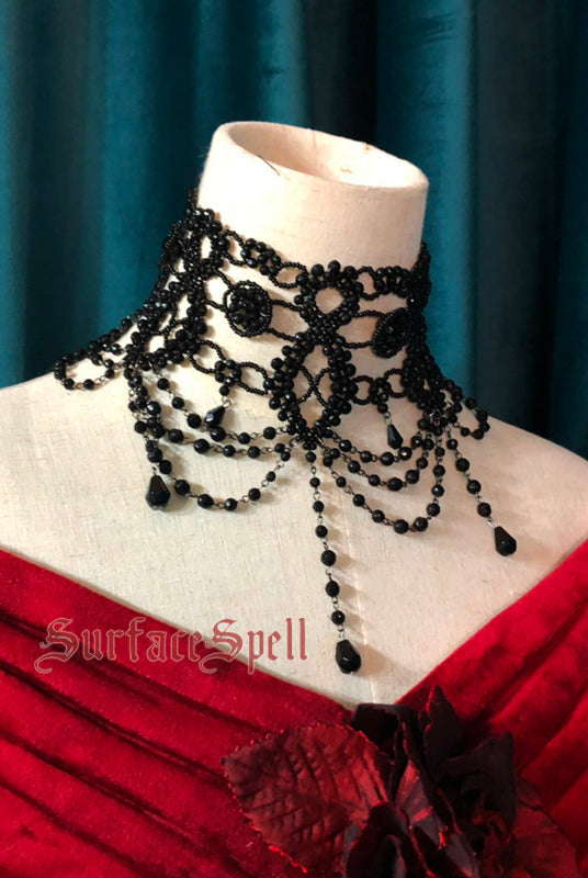 Surface Spell~Downton Abbey~Gothic Lolita Beads Choker   