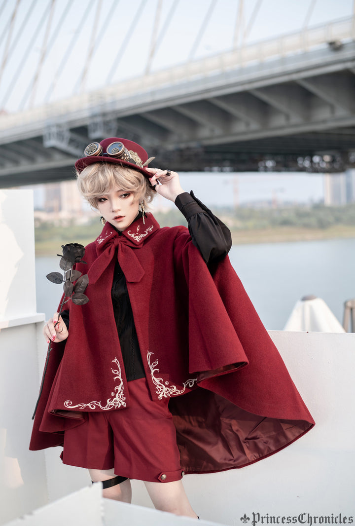 Princess Chronicles~Medieval Prince Embroidered Ouji Cape   