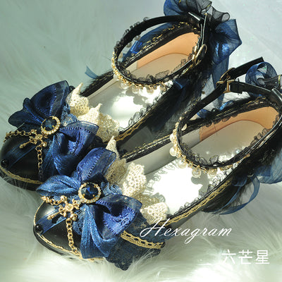 Hexagram~Versailles~Wedding Lolita Shoes High Heels   