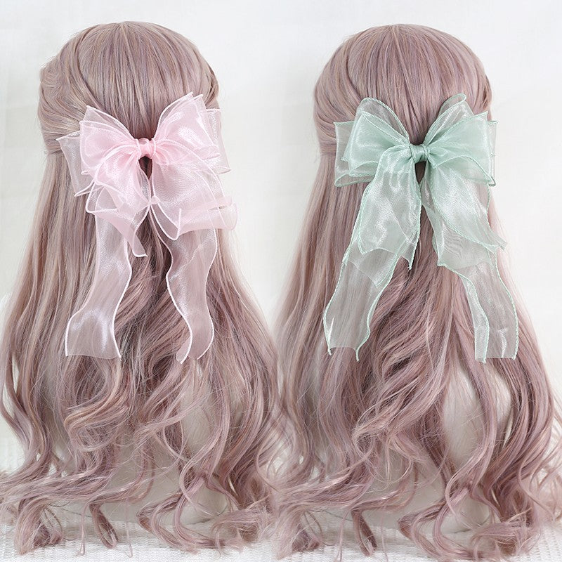 Xiaogui~Large Bowknot Elegant Lolita Headdress   