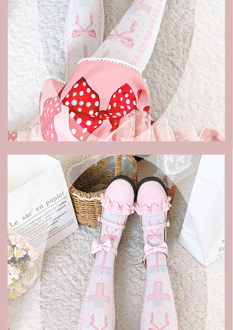 Roji roji - Sweet Bow Lolita Thigh stockings