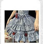 Alice Girl~Bloody Rose~Gothic Lolita Dress JSK Set   