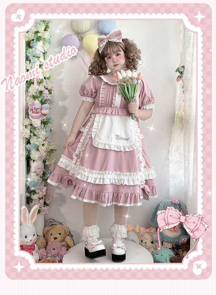 Plus Size Lolita Nurse Summer OP Dress