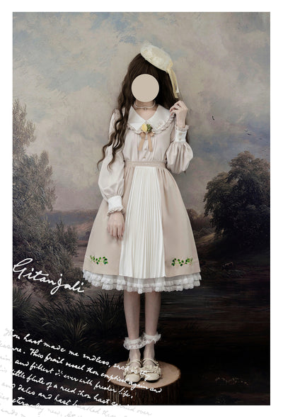 Eessily Verse~Spring Picnic~Embroidered Han Lolita Suits   