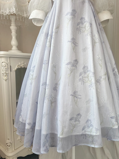 Cornfield Lolita~Iris Dream~Elegant Lolita Dress Short Sleeve OP   