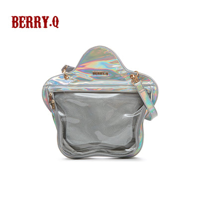 BerryQ~Fashionable Lolita Ita bag Five-pointed Star Shaped sliver  