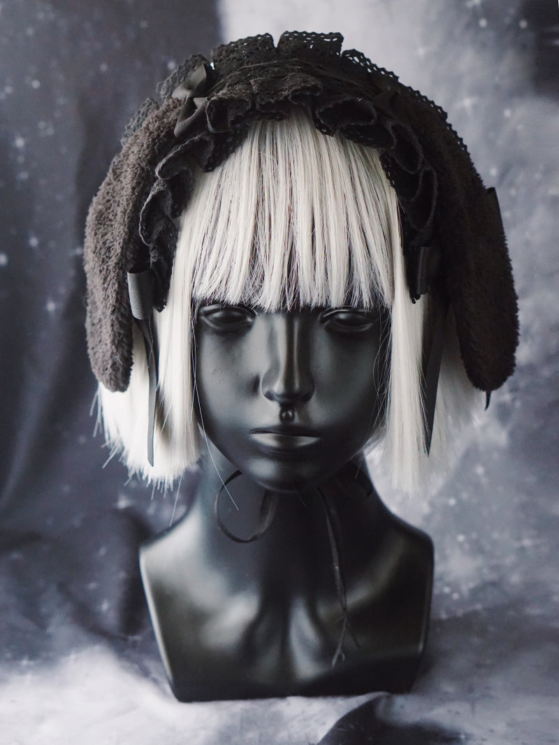 Strange Sugar - Black Wings Halloween Goth Lolita Hairband 2890:31423