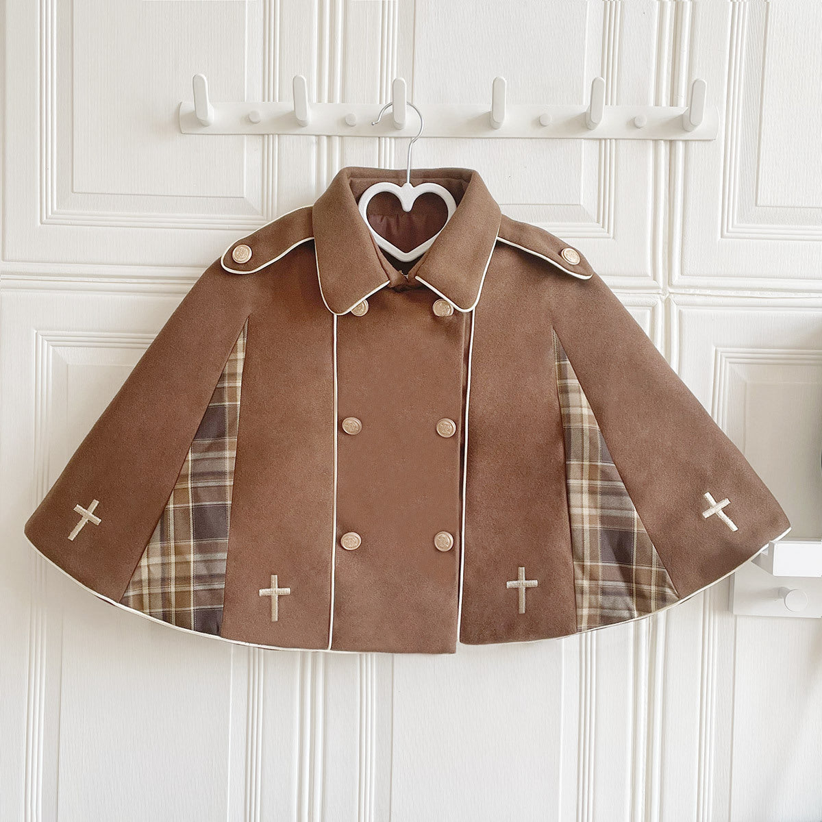 Your Princess~British Style Lolita Cloak Set brown cape S 