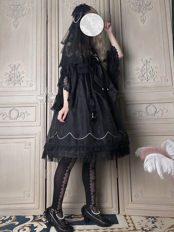 Alice Girl~Sea Girl~Sweet Lolita Jumper Dress Bow JSK   