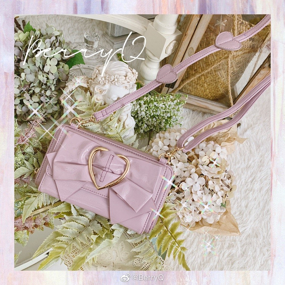 BerryQ~COCO~Sweet Lolita Handbags Multicolors Bows majestic purple  