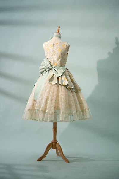 Fantastic Wind ~ Resurrection~Elegant Embroidery Lolita JSK Set   