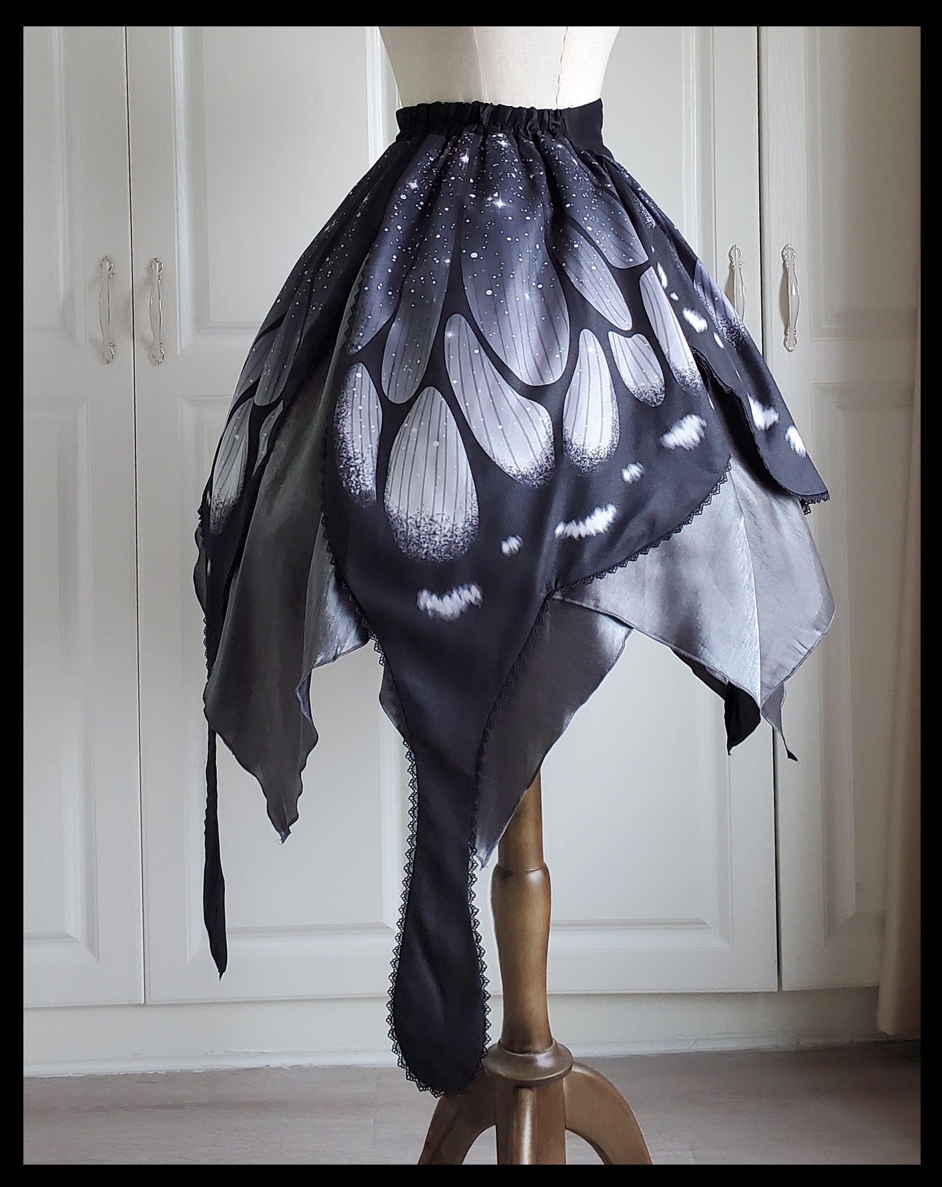 Star Fantasy~The Butterfly Effect Lace-up Punk Skirt Set 4002:18805