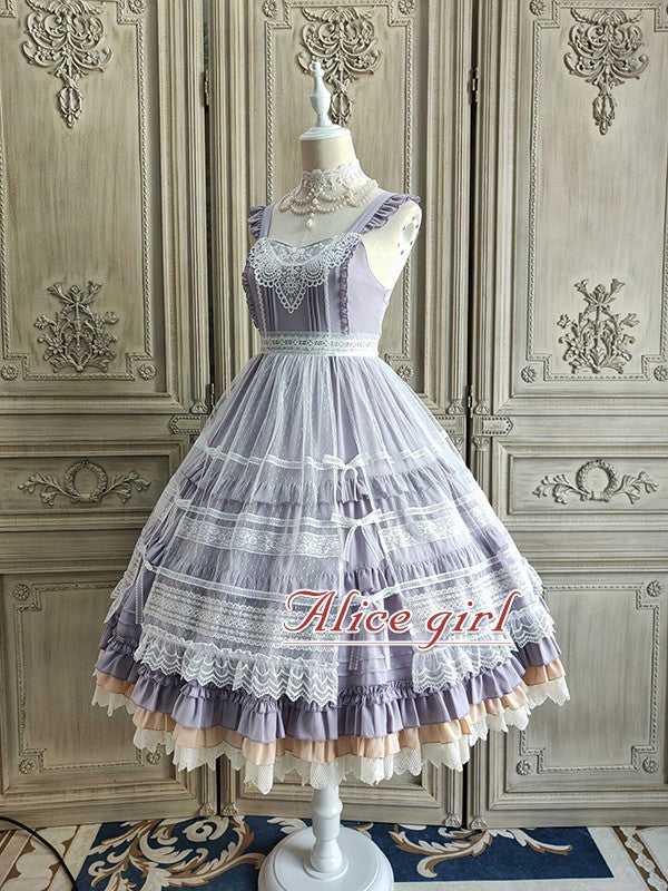 Alice Girl~Camellia Blooms~Elegant Lolita JSK Dress   