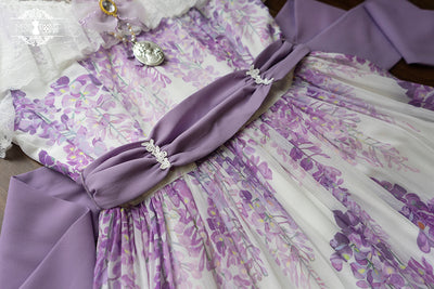 Miss Point~Midsummer Garden~Delicate Lolita Accessories purple belt  