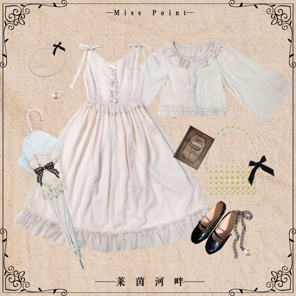 Miss point~Rhine Riverside~French Vintage Chiffon Lolita JSK 1802:45695