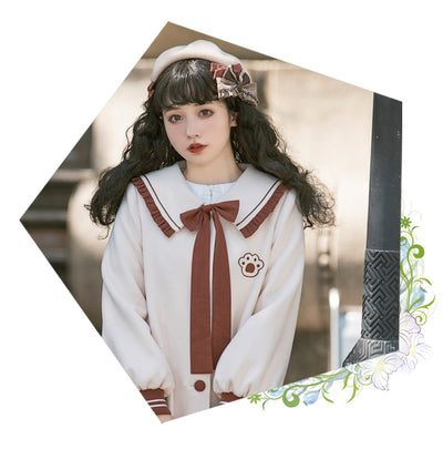 Eieyomi~Japanese Style Lolita Winter JK Coat   