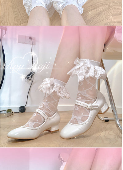 Roji roji~Lace Lolita Summer Short Socks   