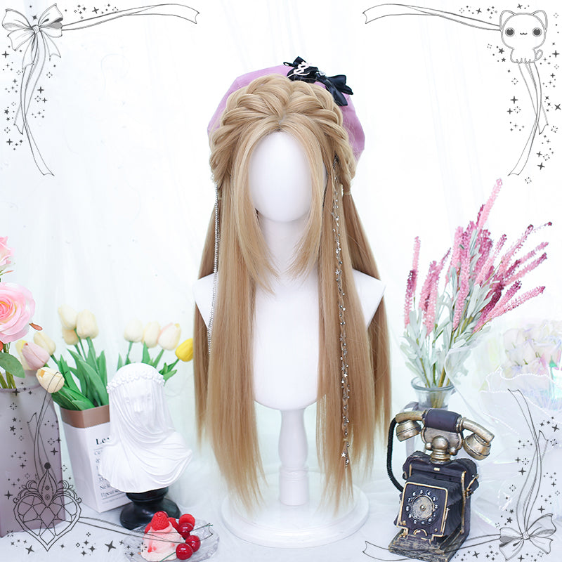 Dalao Home~Whisper~Long Curtain Bangs Shape Face Lolita Wig   