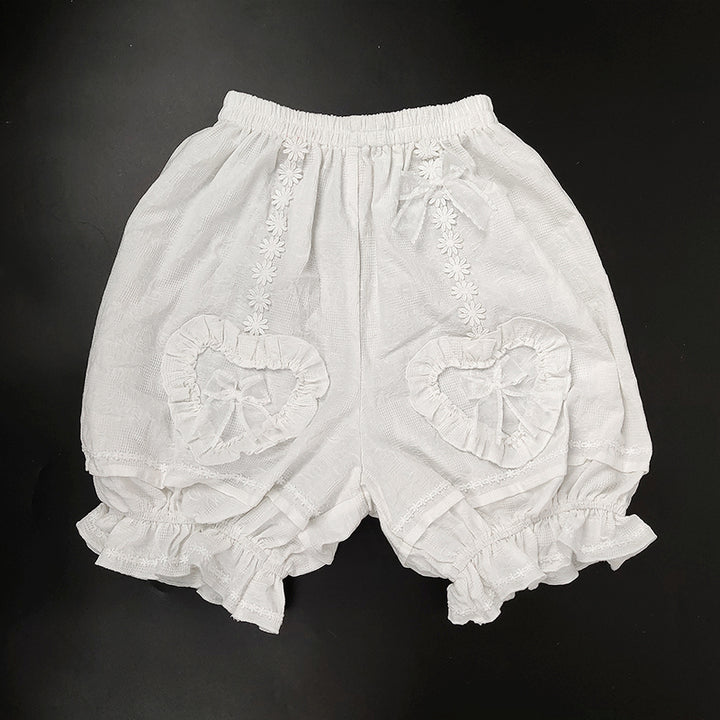 (BuyForMe) Sakurada Fawn~Cotton Lolita Bloomers small white short version 