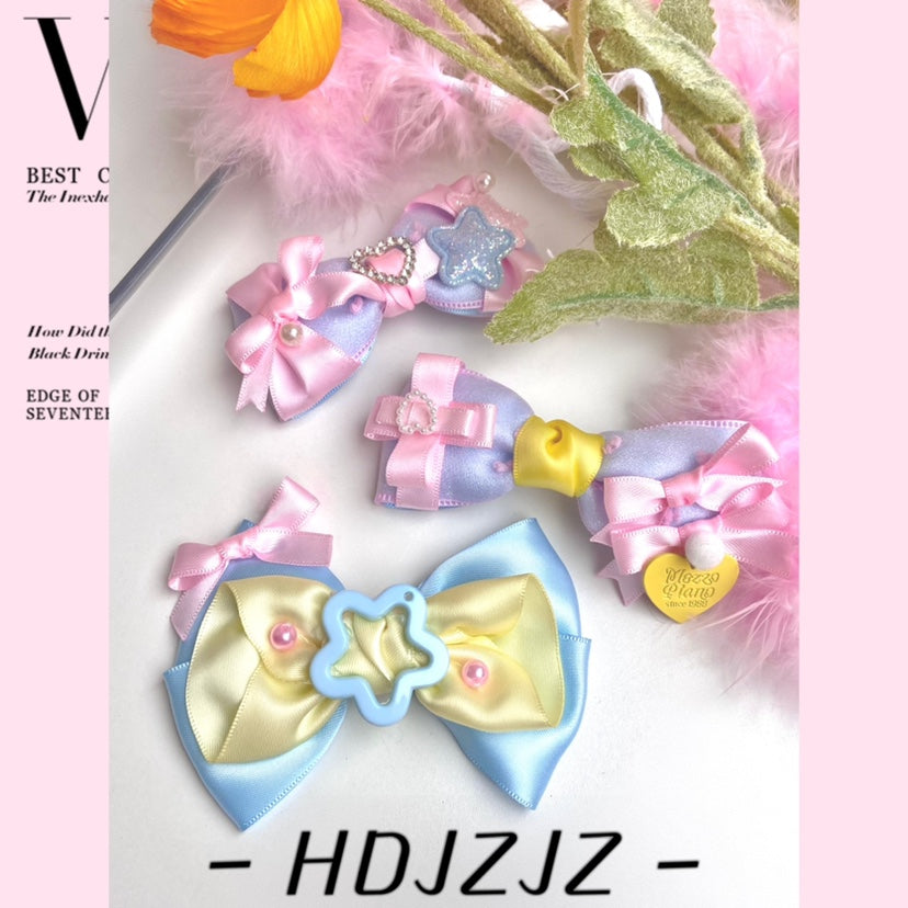 Bow Terminator - Sweet Lolita Headwear Handmade Hairpin