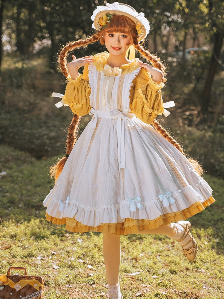 Polyhymnia~Tasa's Garden2.0 Classic Ginger Lolita OP Dress   
