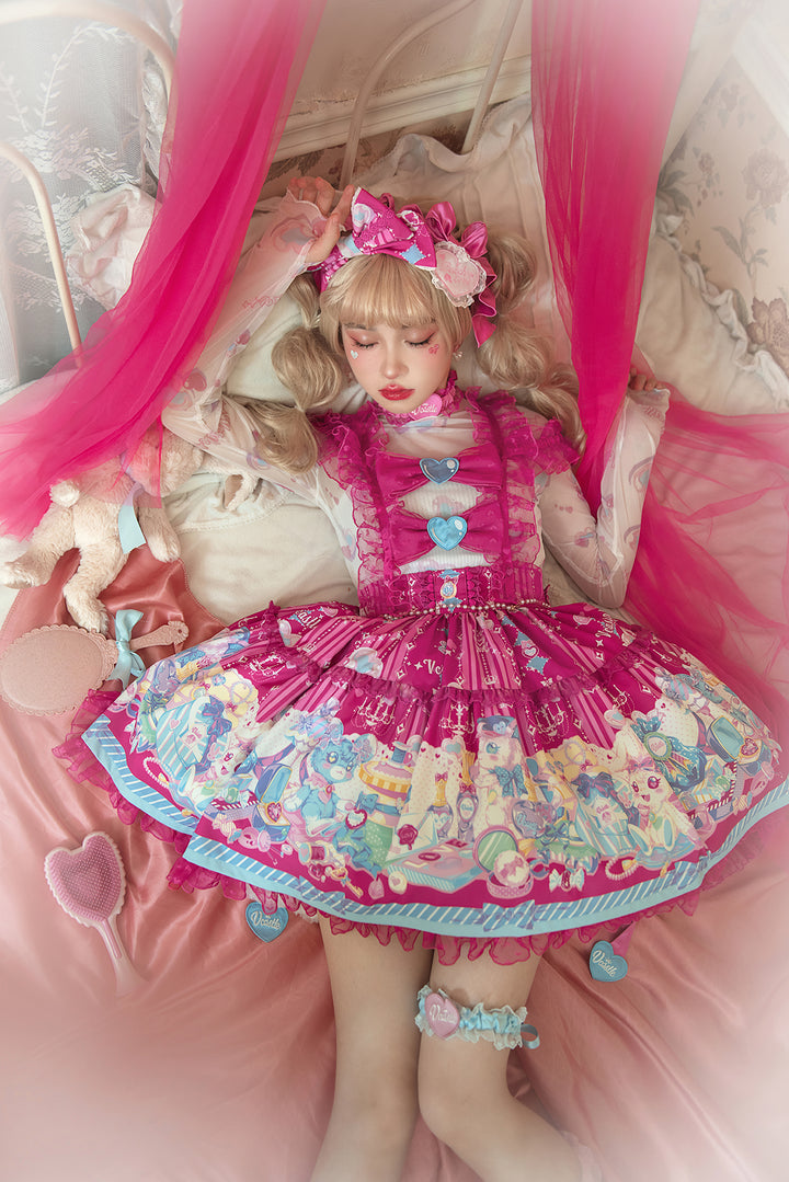 (Buyforme)Vcastle~Maiden's Treasure~Sweet Lolita Salopette and SK