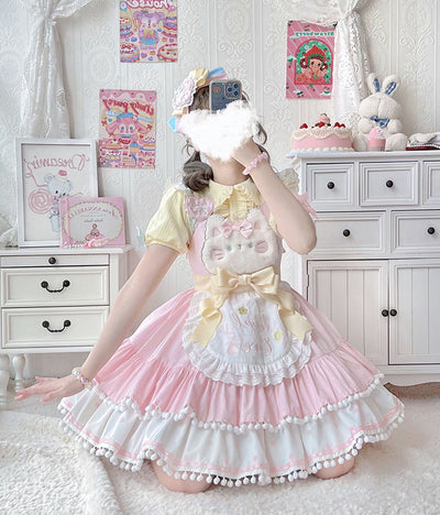 Alice Girl~Sweet Lolita KC~Candy Cat Bow Headband   