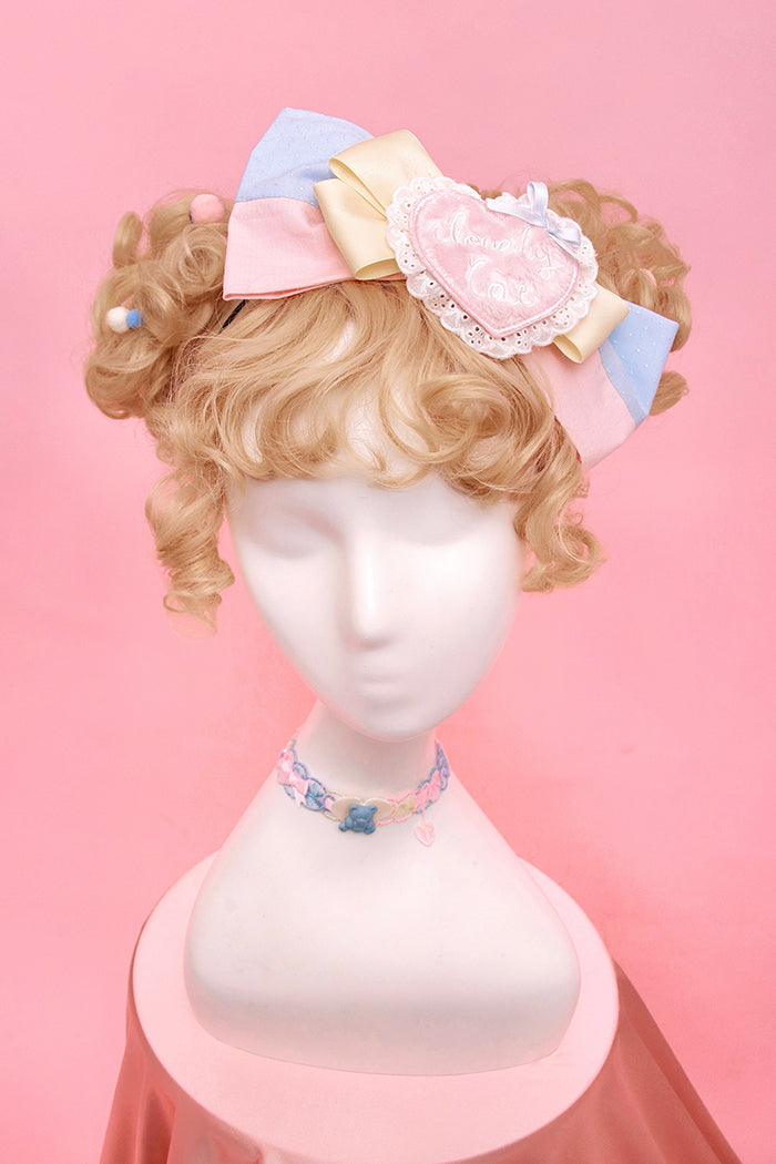 Alice Girl~Sweet Lolita KC~Candy Cat Bow Headband   