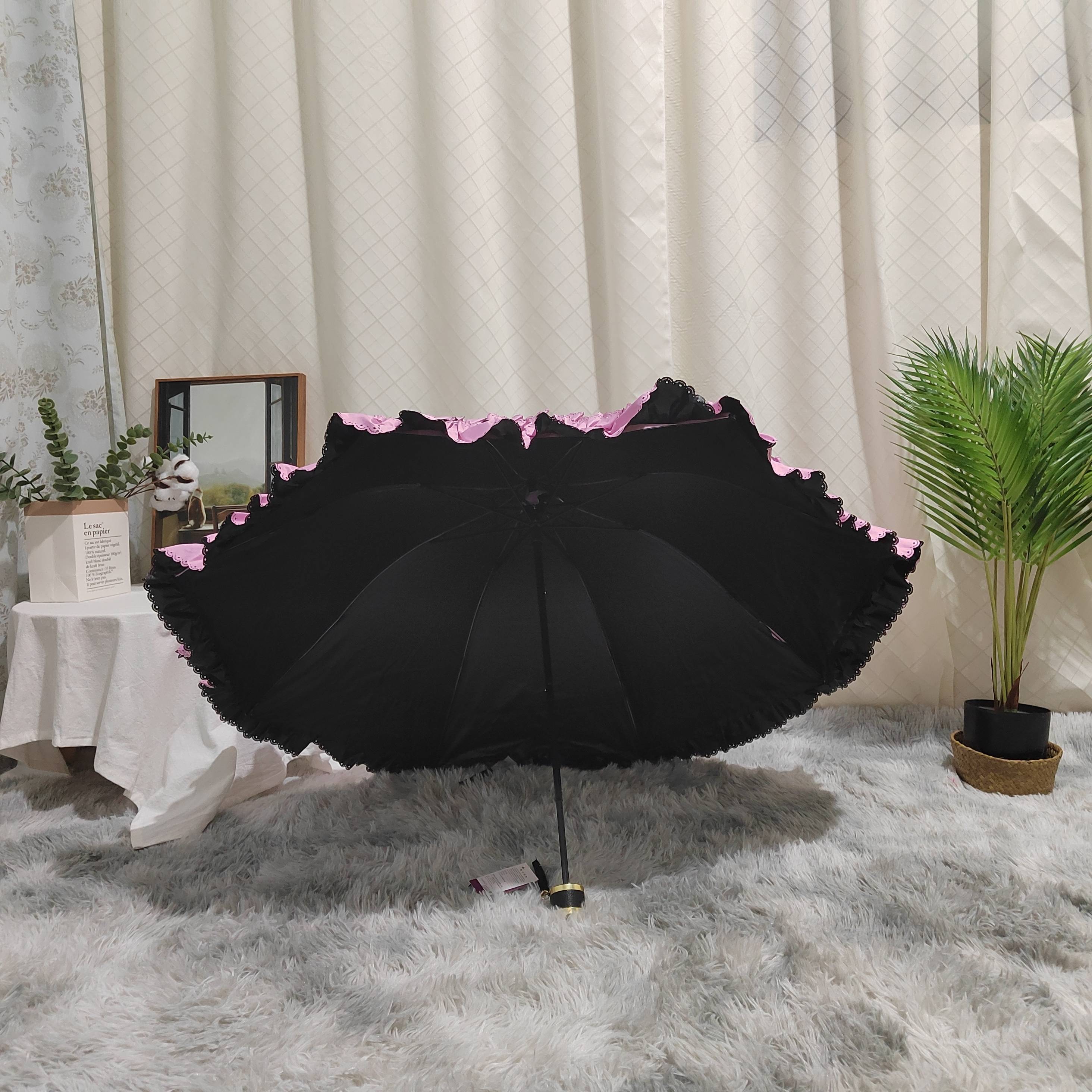 Foldable Flounce Princess Lolita Parasol