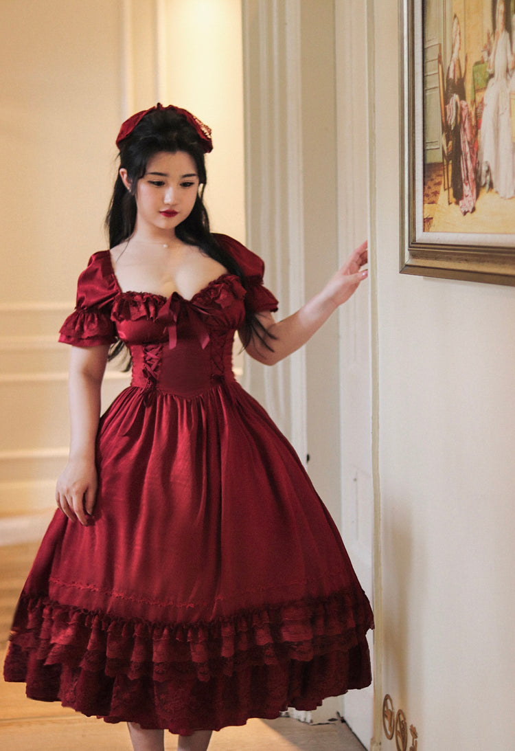 Sweet Wood - CLA Vintage French Lolita OP Dress 3802:20845