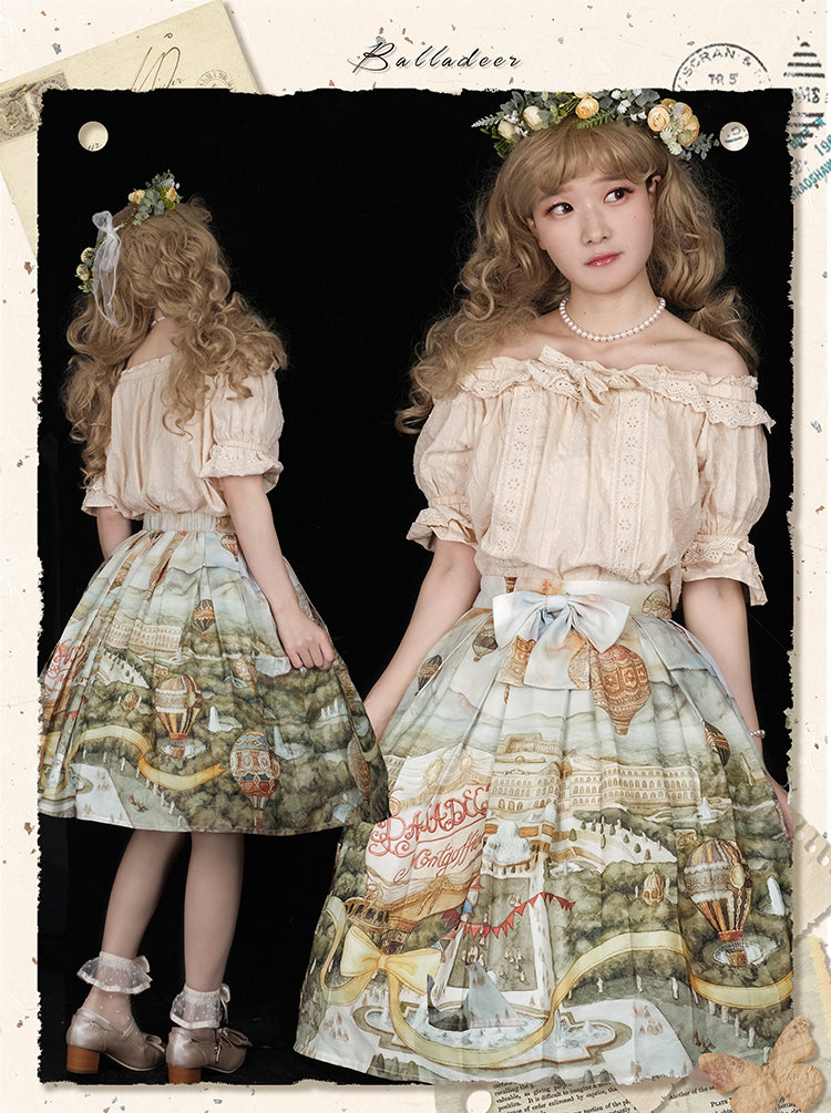 Balladeer - Watercolor Oil Painting Classic Lolita SK