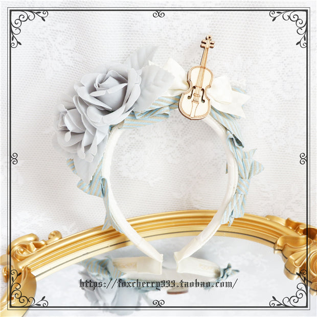 Fox Cherry - Palace Retro Elegant Bow Headdress Lolita Top Hat