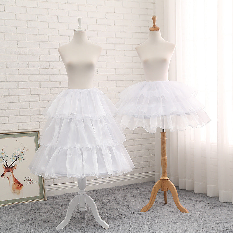 Your Princess~Lolita Fashion Cosplay Fishbone Adjustable Petticoat   