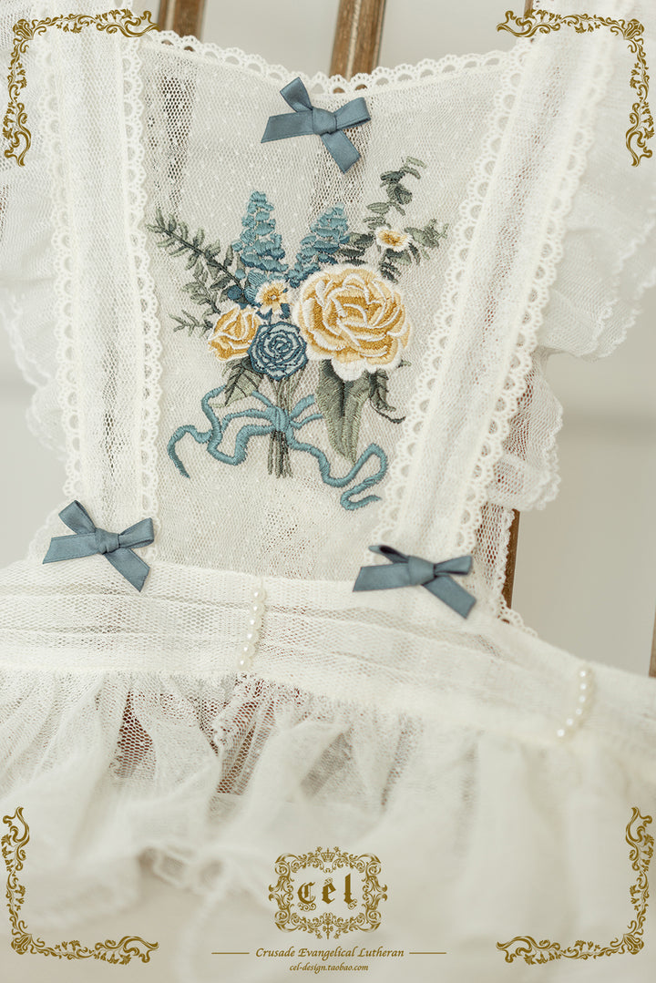 (Buy for me) CEL Lolita~Porcelain Teaparty~Sweet Lolita Apron and Blouse   