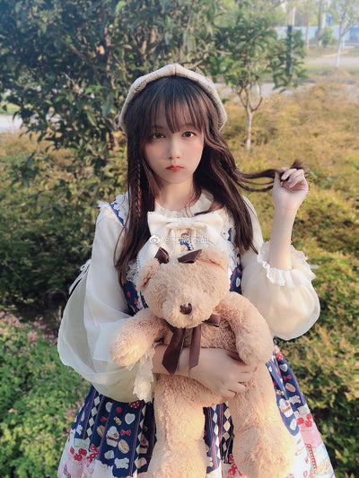 (BuyForMe) Little Fairy Tale~Little Toffee~Cute Chiffon Lolita Blouse   
