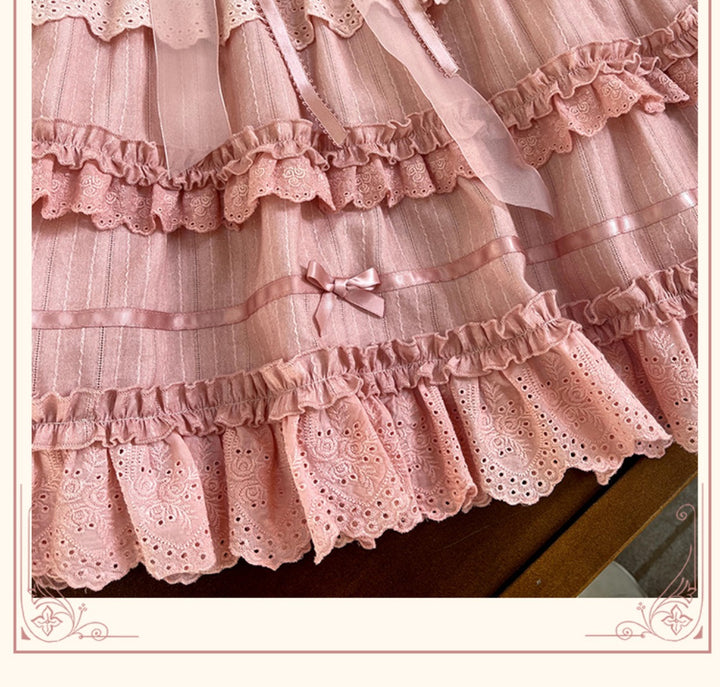 (Buy for me)Mademoiselle Pearl~Austin In The Garden~Sweet Lolita Camisole and Skirt   
