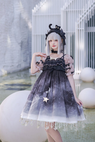 (Buyforme)To Alice~Dear dolls~Whale Nebula~Gradient Lolita JSK   