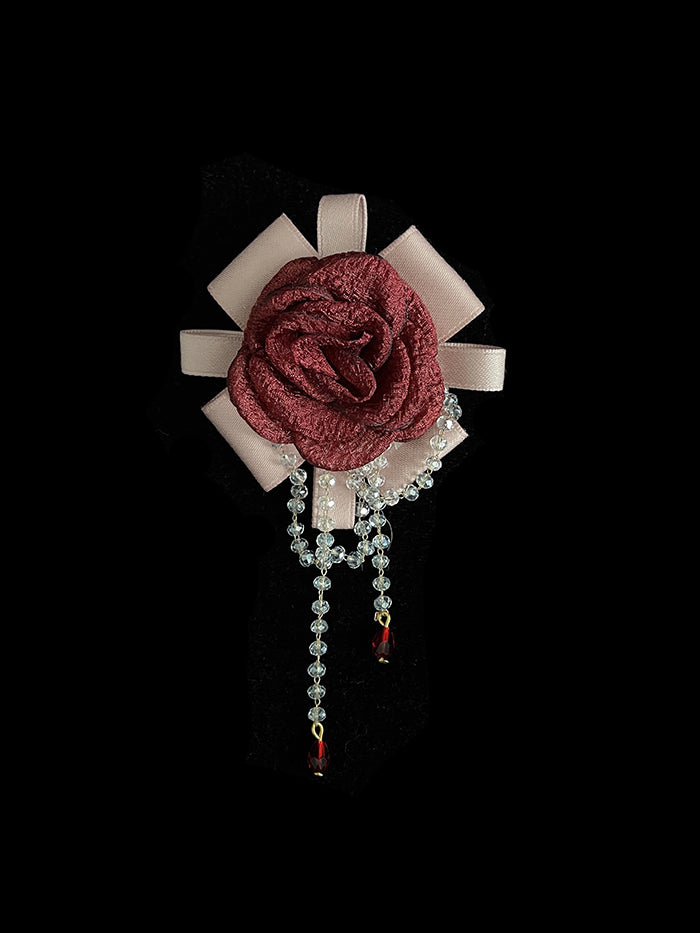 Alice Girl~Blood Rose~Gothic Lolita Rose Brooch pink (pink) 1784:46001