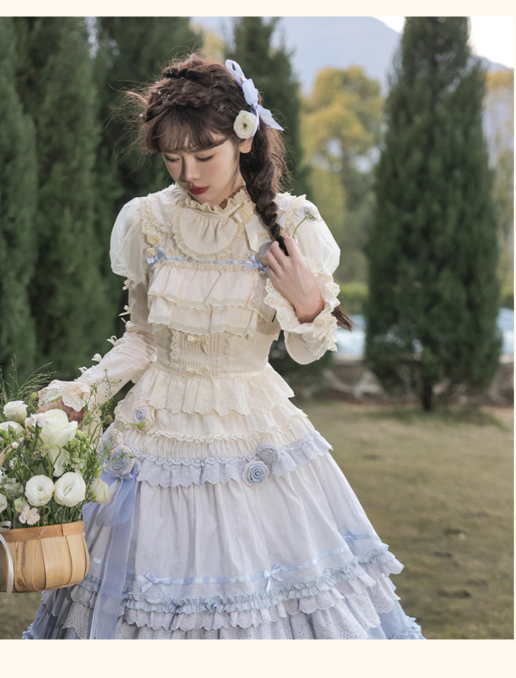 (Buy for me) Flower and Pearl Box~Austen In The Garden~Sweet Lolita Headdress, Brooches and Accessories   