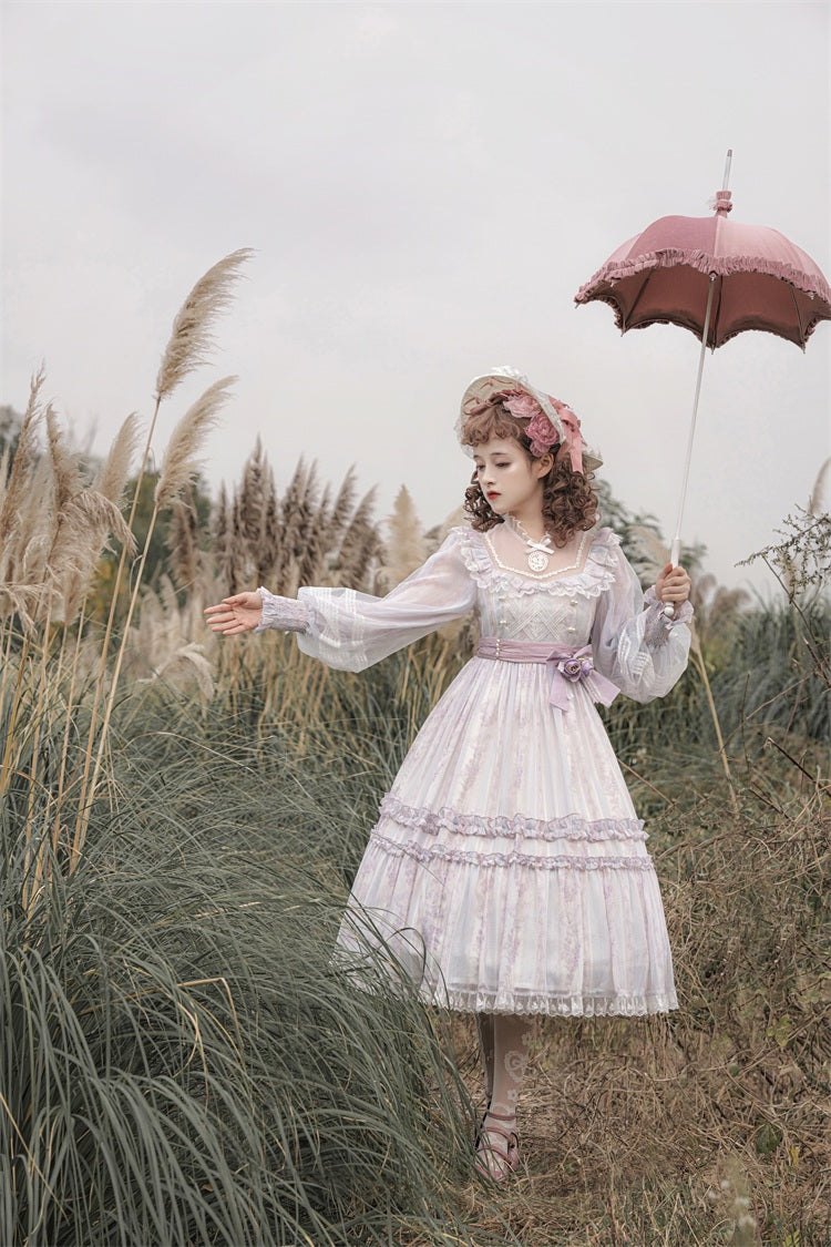 Letters from Unknown Star~Unknown Star~Winter Elegant Lolita Dress   