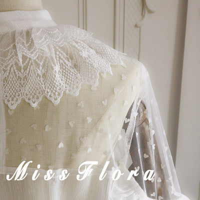 (Buy for me) Flora Pray~Miss Flora~Elegant White Lolita Blouse   