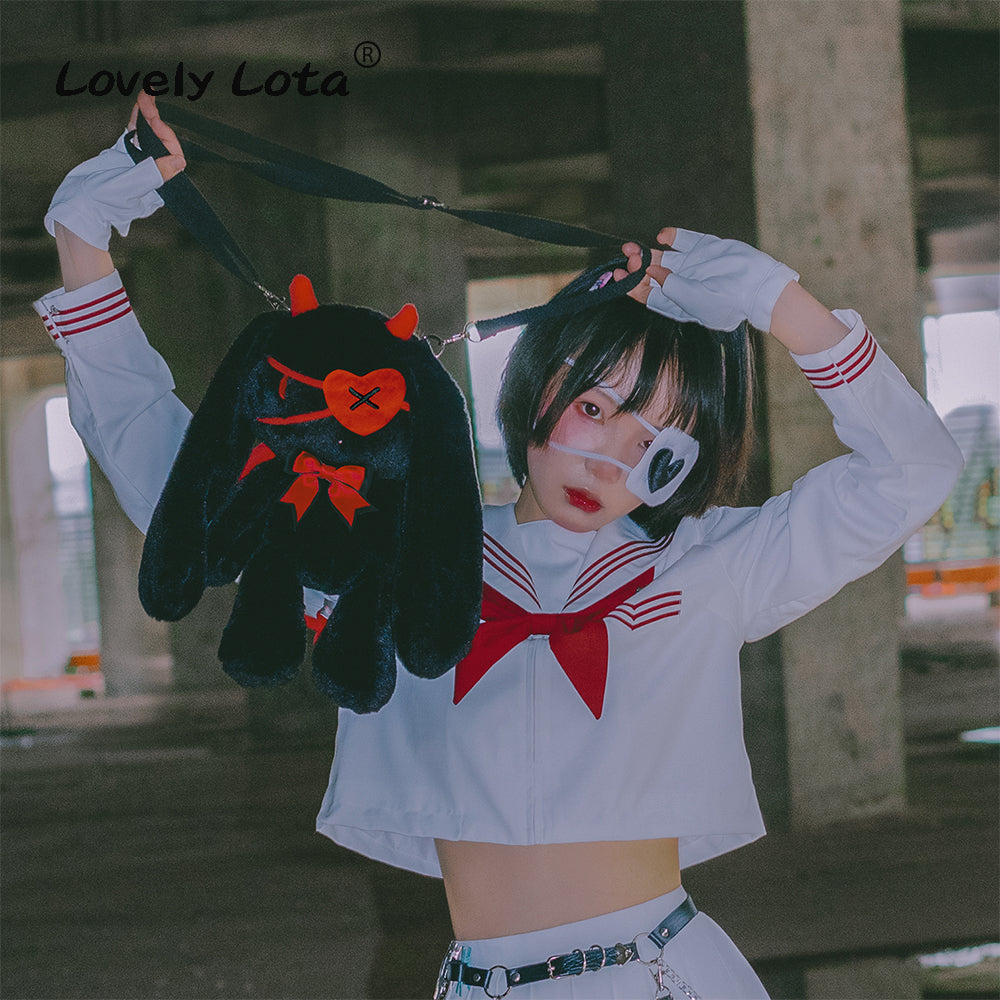 LovelyLota~KOKO Devil Rabbit~Kawaii Furry Rabbit Lolita  Bag   