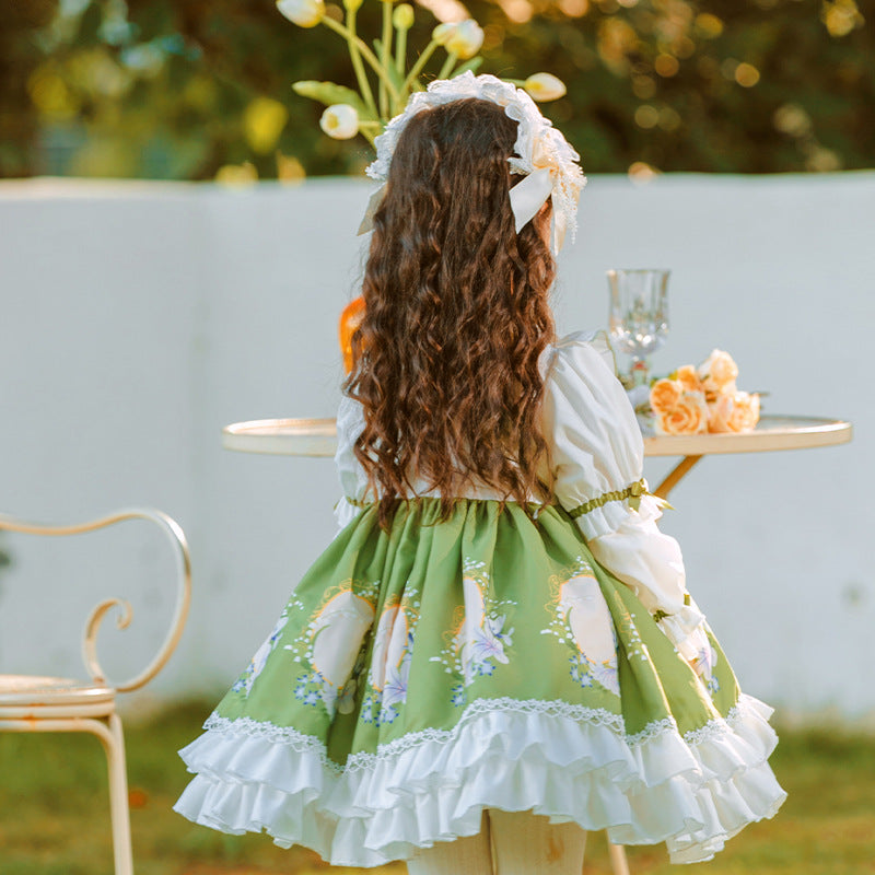 New In Autumn Kid Lolita Fashion Dress   