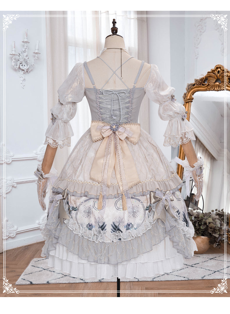 YingLuoFu~Rose Girl~Lolita Tea Party Wedding OP Dress   